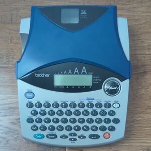 Brother Blue and Gray Label Printer